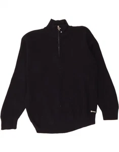 MARINA YACHTING Womens Zip Neck Jumper Sweater UK 16 Large Navy Blue DD23 - Picture 1 of 3