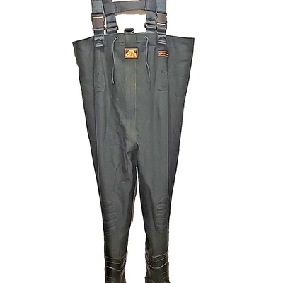 Neoprene Chest Waders Boots Men's Size 11 w/200g Thinsulate Insulated Pro Gear - Image 1 of 4