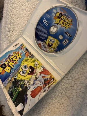 SpongeBob's Boating Bash Nintendo Wii Game 2010 E-Everyone Racing, Fast Ship - Image 1 of 3
