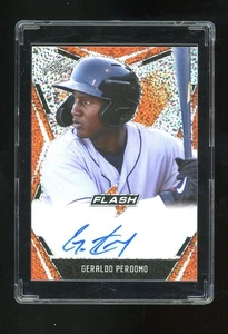 2021 Leaf Flash Auto Orange Geraldo Perdomo CD# PA-GP1 SN 6/10 - Picture 1 of 2