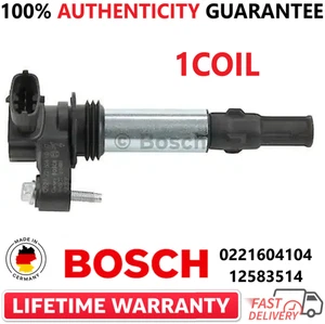 x1 OEM BOSCH Ignition Coil For 2004-2009 Cadillac, Saab, Buick V6, 0221604104 - Picture 1 of 4