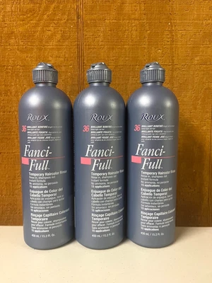 3 Roux Fanci-Full #36 Brilliant Bonfire enjuague temporal para color de cabello 15,2 OZ Cada Foto 1 de 2