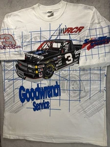 VINTAGE 90’s Nascar Super Truck Series Mike Skinner Goodwrench Size 2XL AOP - Picture 1 of 12