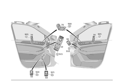 Bloque de interruptores original Mercedes-Benz 166-905-12-03 Foto 1 de 2