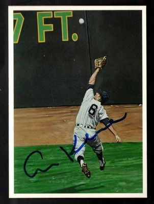 Художественная карта Эла Калина Билла Гоффа (3,75x5) с автографом подписанные тигры HOF ИЗЯЩНАЯ!! - Изображение 1 из 2