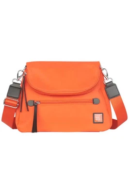 Bandolera mediana IHKWIP City Saddle naranja sangre Foto 1 de 2