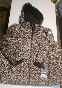 Artic Expedition Leopardenmuster Daunen Kapuze Jacked 5XL 70% Daunen 30% Wasservögel - Bild 1 von 10