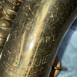 VINTAGE ELKHART 20A BUILT BY BUESCHER ALTO SAXOPHONE Parts /Repair Only - Picture 1 of 20