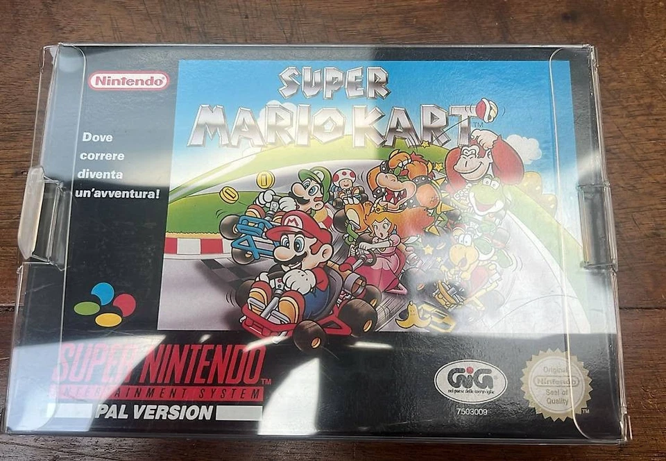 Super Mario Kart (super Nintendo 1992) SNES Cart