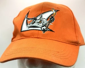 Cappello San Jose Barracuda NHL arancione berretto hockey regolabile Devon regolabile - Foto 1 di 7