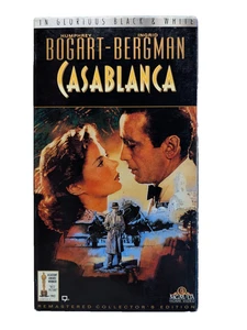 CASABLANCA VHS, 1994 BOGART BERGMAN Best Picture 1943 Black & White NEW SEALED - Picture 1 of 2