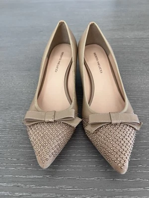 Женские Sesto Meucci Binny низкий котенок каблук заостренный носок размер 8,5 - Изображение 1 из 4