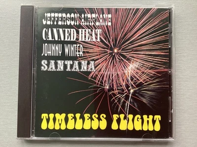Jefferson Airplane, Canned Heat, Johnny Winter, Santana 'Timeless Flight' CD M/E - Image 1 of 4