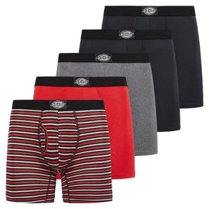 Paquete de 5 calzoncillos boxer Dickies para hombre con bolsa talla pequeña - Imagen 1 de 1