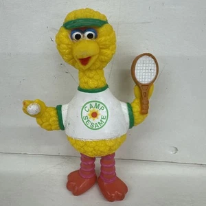 Sesame Street Big Bird Vintage Tara Toy Mini Collectible Figurine Camp Sesame - Picture 1 of 2