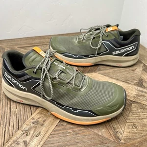 Salomon Ultra Raid Green Brown Trail Running Shoes Mens Size 9, Womens 10 - Picture 1 of 12