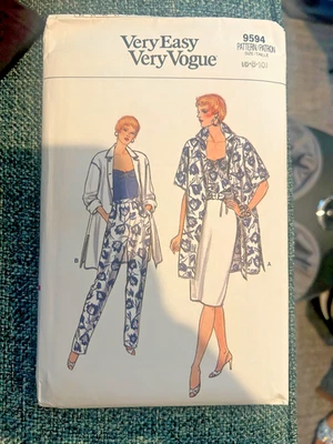 FREE SHIP! 9594 Very Easy Very Vogue Sz 6, 8 & 10 Patterns - Image 1 of 2