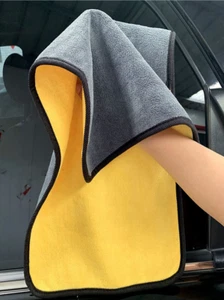 1pc Random Color Car Washing Towel - Absorbent, Soft, Durable Cleaning Cloth NEW - Picture 1 of 4