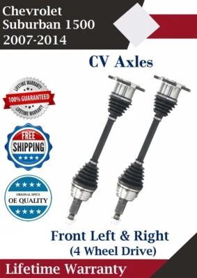 Nuevo eje CV delantero izquierdo y derecho OE para Chevrolet Suburban 1500 2007-2014 4x4 Foto 1 de 4