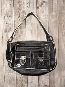 Y2K L.e.i Brand Silver Tone Buckle Mini Handbag - Picture 1 of 6