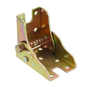 2pcs Folding Hinge 2.2" Height Metal Self-Locking Frame Extension Rack Bracket - Picture 1 of 6