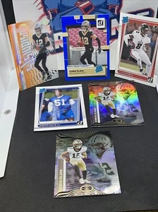 ¡Lote de novatos 2022 Donruss con clasificación de 6 cartas! Lote Chris olave, Kyle Pitts, Kwity Paye - Imagen 1 de 3