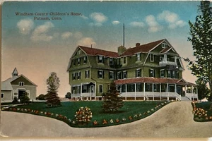 Putnam Conneticut Windham County Childrens Home Antique Postcard c1910 - Picture 1 of 7