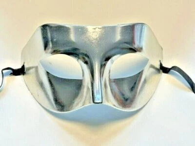 MYGLOWSTICKS.CO.UK Silver Masquerade Ball Venetian Mask Fancy Dress Ball Unisex New Years Eve Masks