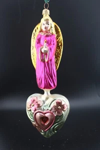 Christopher Radko Ornament HIMMLISCHE HERZEN Engel WEIHNACHTEN 1998 Lg 9" - Bild 1 von 6