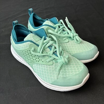 Zapatillas deportivas turquesa con cordones para mujer talla 7,5 Foto 1 de 4