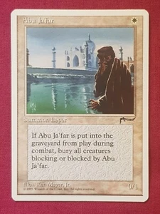Magic The Gathering CHRONICLES ABU JA'FAR white card MTG - Picture 1 of 2