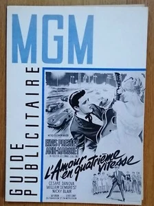 AMOUR QUATRIEME VITESSE elvis presley dossier de presse ancienne originale '64 - Photo 1/2