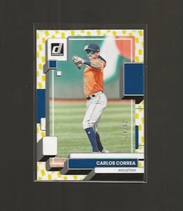 2022 PANINI DONRUSS CARLOS CORREA #107 PRESIDENTIAL COLLECTION 29/46 - Picture 1 of 1