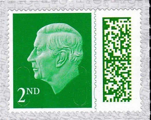 KCIII - 2024 MNH 2nd Class With Overlay M24L MAIL from Counter Sheet PB SBP2i - Image 1 of 1