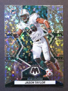 2022 Panini Mosaic No Huddle Football Jason Taylor Disco Prizm Card 246 Dolphins - Picture 1 of 2