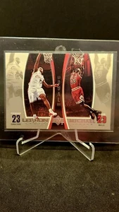 2005-06 UPPER DECK MICHAEL JORDAN LEBRON JAMES DUAL RARE INSERT LJMJ8 - Bild 1 von 2