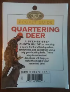 Complete Hunter© Pocket Guide Quartering Deer Hunting Field Reference Booklets - Imagen 1 de 2