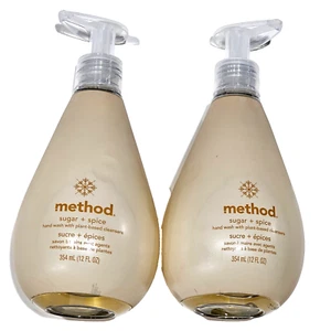 2 Pack Method Sugar Spice Hand Wash Plant Based Cleansers 12oz - Picture 1 of 1
