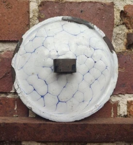 Emaille Deckel Topfdeckel Email Kochen Shabby Vintage Deko Landhaus antik  - Bild 1 von 3