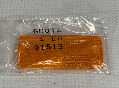 Grote 91513 Amber Replacement Lens Marker Clearance Light DOT SAE NOS - Imagem 1 de 2