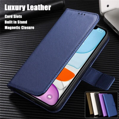 Flip Leather Book Wallet Case Cover For Oneplus 11 9 8 Nord 2 2T CE2 Lite N10 5G - Image 1 of 4