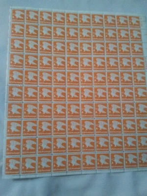 US SCOTT 1735 MINT SHEET OF 100 A EAGLE US POSTAGE STAMPS 15 CENT FACE MNH. 1978 - Image 1 of 3