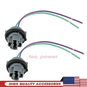 7440 Bulb Pigtail Wire Female Socket Front Turn Signal Light Harness Connector - Picture 1 of 8