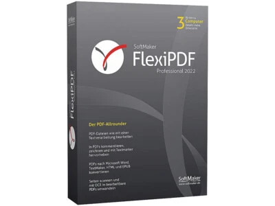 SoftMaker Flexi PDF Professional 2022 - Lizenz für 3 PCs - Download Version - Bild 1 von 4