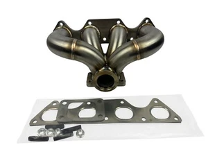 B Series Mini Ramhorn Turbo Manifold T3 Turbine Inlet 44mm V Band Wastegate 304 - Picture 1 of 13