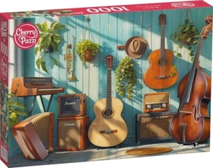 NEW Cherry Pazzi Jigsaw Puzzle 1000 Pieces 30899 Garage Tunes - Imagen 1 de 2