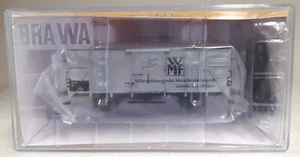 Brawa 50763, gedeckter Güterwagen G10 der DB, "WMF", Ep.  III, H0, NEU&OVP - Picture 1 of 3