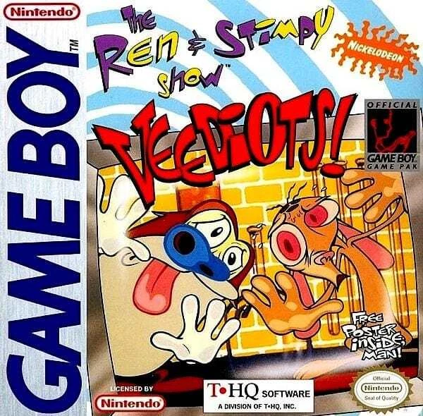 The Ren & Stimpy Show: Veediots! - Nintendo Gameboy Original cartridge TESTED - Image 1 of 1