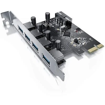 CSL - USB 3.0 Carte contrôleur PCI Express 4 Ports Super Speed - Carte Interf... - Image 1 of 4