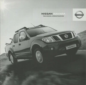 COMMERCIAL VEHICLE BROCHURE - NISSAN NAVARA - NOVEMBER 2010 - Picture 1 of 1
